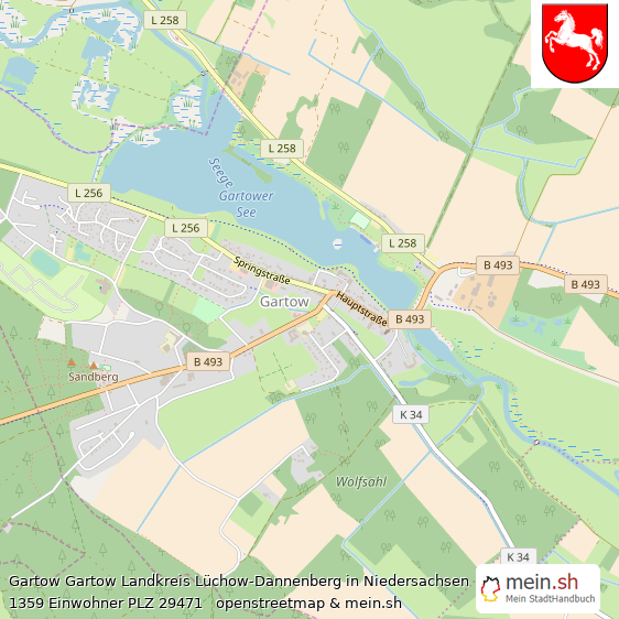 Gartow Gartow  Lageplan